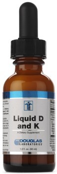 Douglas Laboratories - Liquid D and K - 1.0 fl. oz (30 ml)