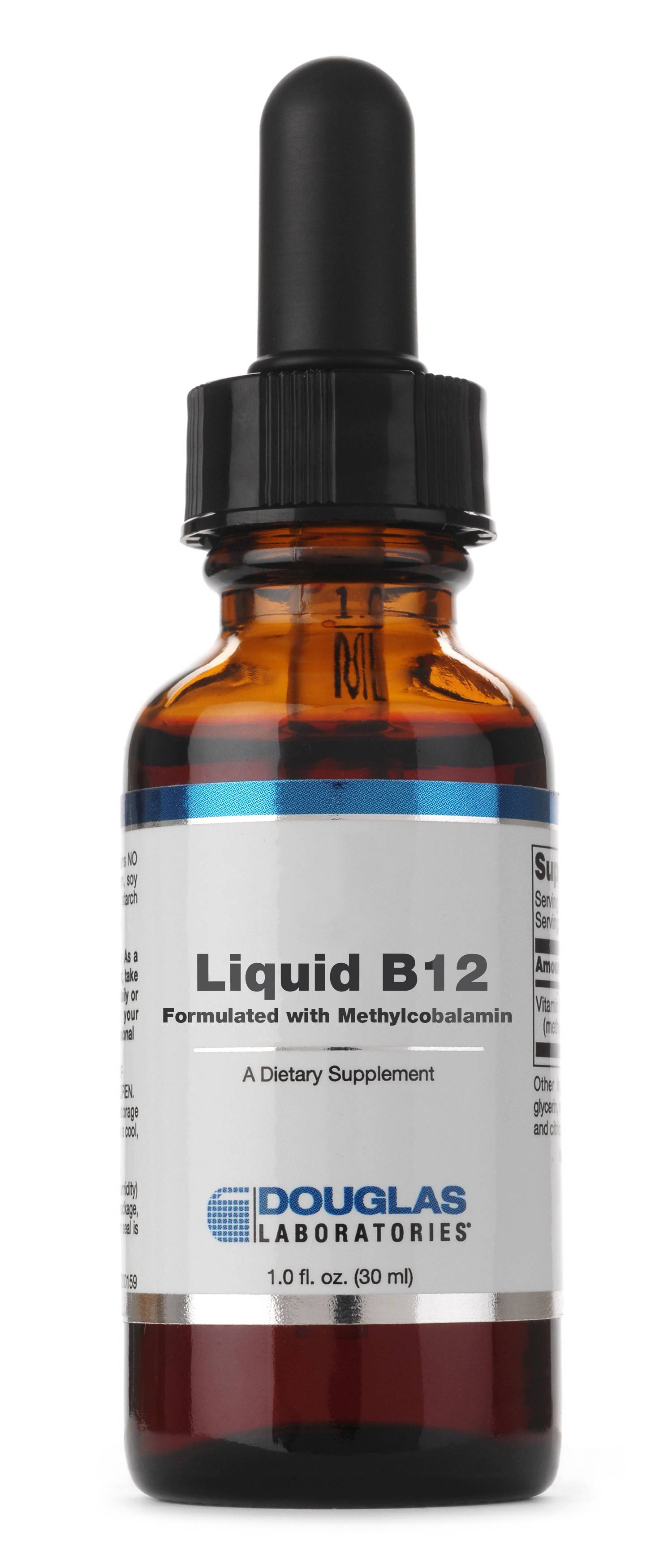 Douglas Laboratories - Liquid B12, Natural Cherry Flavor - 1 fl. oz