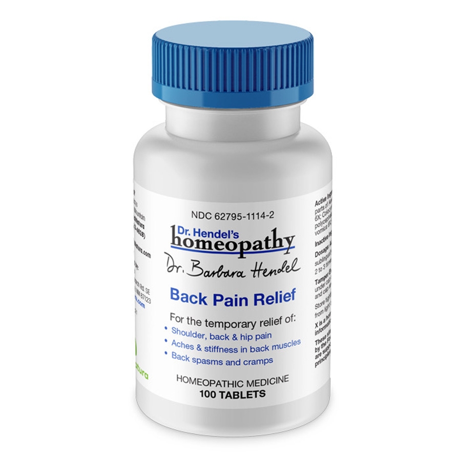 Dr. Barbara Hendel - Back Pain Relief - 100 Tablets