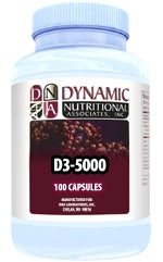 Dynamic Nutritional Associates Inc - D3-5000 - 100 Capsules