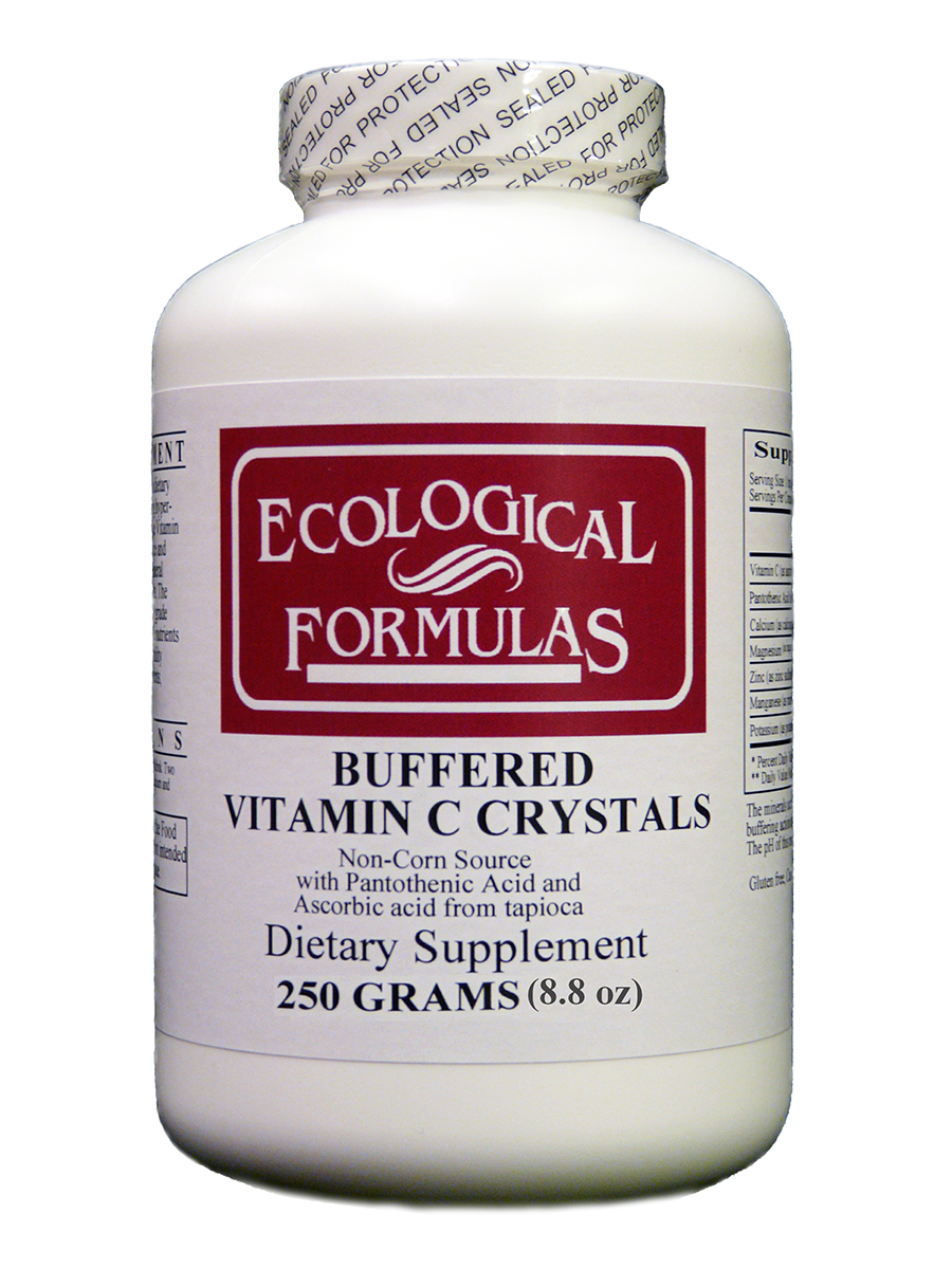 Ecological Formulas - Buffered Vitamin C Crystals - 8.8 oz (250 Grams)