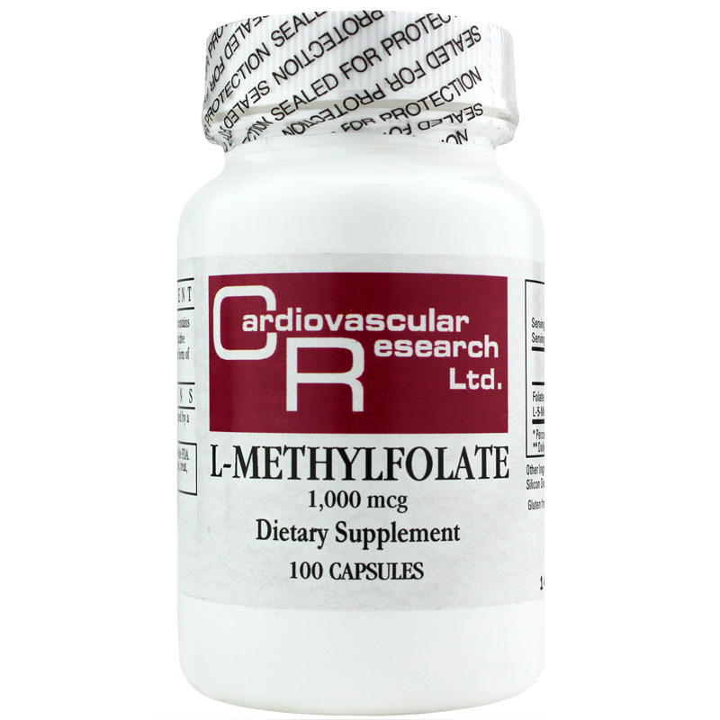Ecological Formulas - L-Methylfolate 1000 mcg - 100 Capsules