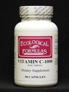Ecological Formulas - Vitamin C-1000 from Tapioca - 90 Capsules