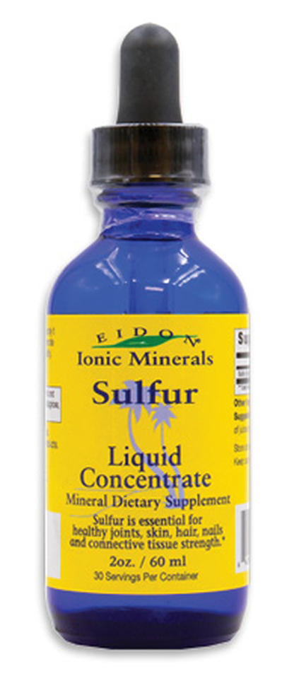 Eidon Ionic Minerals - Liquid Sulfur (MSM) Concentrate - 2 oz (60 ml)