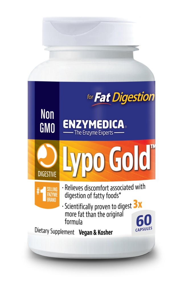 Enzymedica - Lypo Gold for Fat Digestion - 60 Capsules