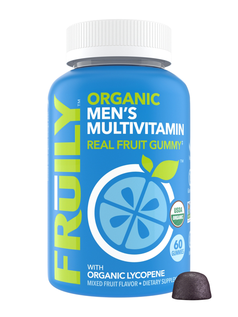 Fruily - Organic Mens Multivitamin, Mix Fruit Flavor - 60 Gummies
