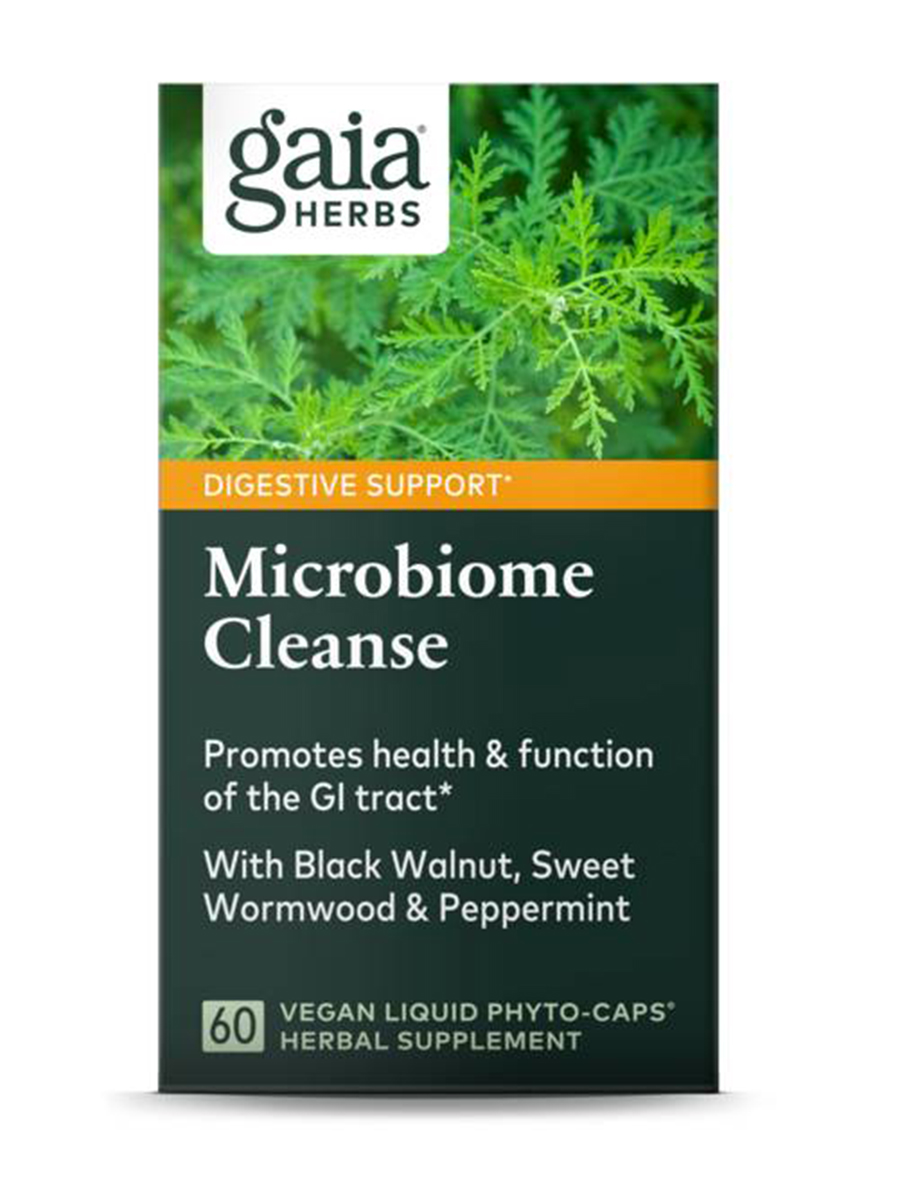 Gaia Herbs - Microbiome Cleanse - 60 Vegan Liquid Phyto-Caps