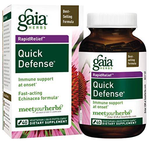 Gaia Herbs - Quick Defense - 40 Vegan Liquid Phyto-Caps