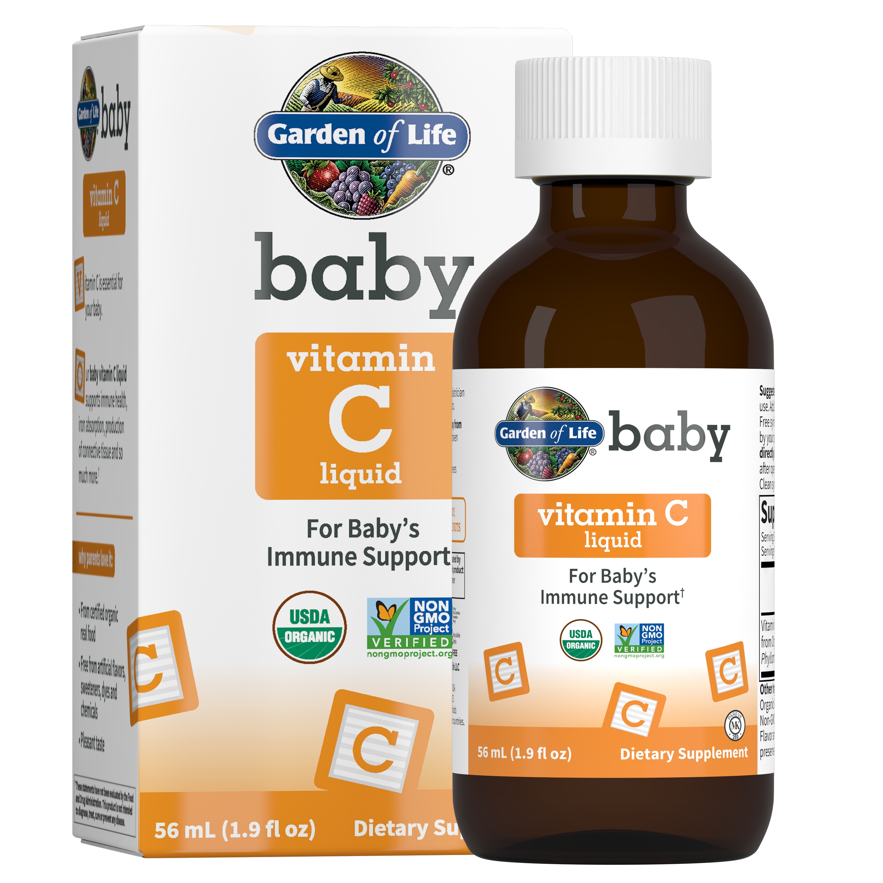 Garden of Life - Baby Vitamin C Liquid - 1.9 fl. oz (56 ml)