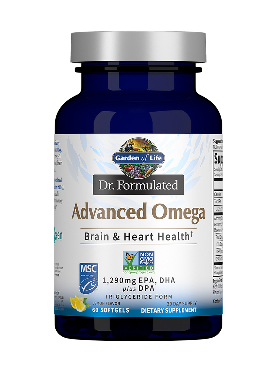 Garden of Life - Dr. Formulated Advanced Omega, Lemon Flavor - 60
