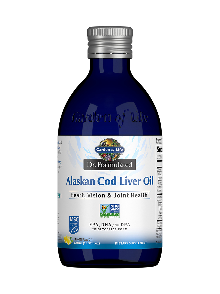 Garden of Life - Dr. Formulated Alaskan Cod Liver Oil, Lemon Flavor -
