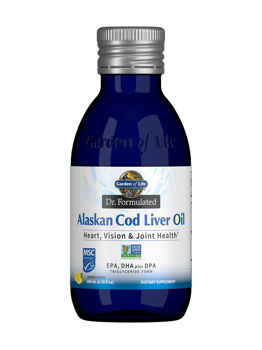 Garden of Life - Dr. Formulated Alaskan Cod Liver Oil, Lemon Flavor -