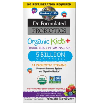 Garden of Life - Dr. Formulated Probiotics Organic Kids+ 5 Billion