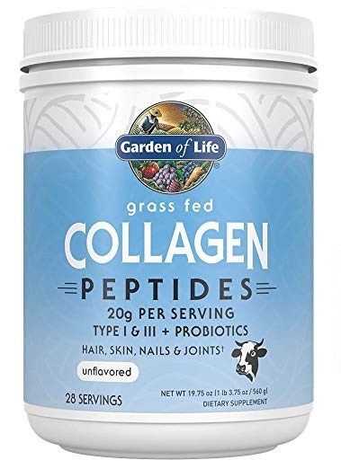 Garden of Life - Grass Fed Collagen Peptides Powder, Unflavored -