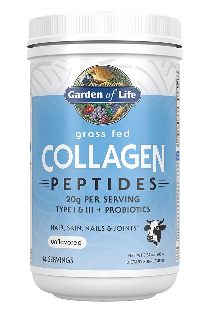 Garden of Life - Grass Fed Collagen Peptides Powder, Unflavored - 9.87