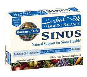 Garden of Life - Herbal Immune Balance Sinus - 60 Vegetarian Capsules