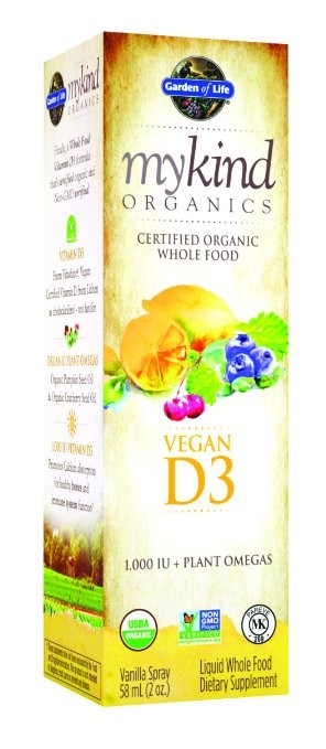 Garden of Life - mykind Organics Vegan D3 Spray, Vanilla Flavor - 2