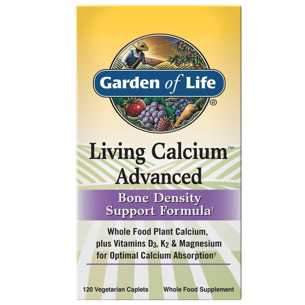 Garden of Life - Living Calcium Advanced - 120 Vegetarian Caplets