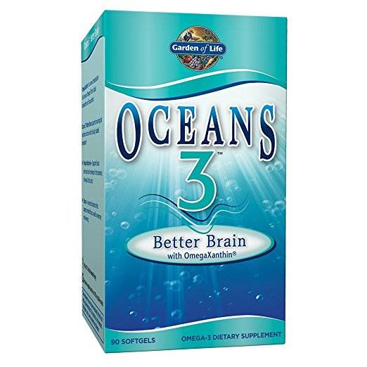Garden of Life - Oceans 3 - Better Brain - 90 Softgels
