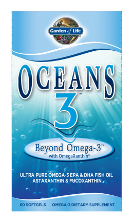 Garden of Life - Oceans 3 - Beyond Omega 3 - 60 Soft Gels