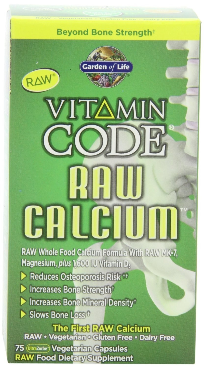 Garden of Life - Vitamin Code - Raw Calcium - 60 Vegetarian Capsules