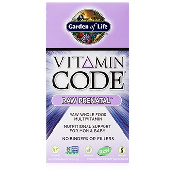 Garden of Life - Vitamin Code - Raw Prenatal - 180 Vegetarian