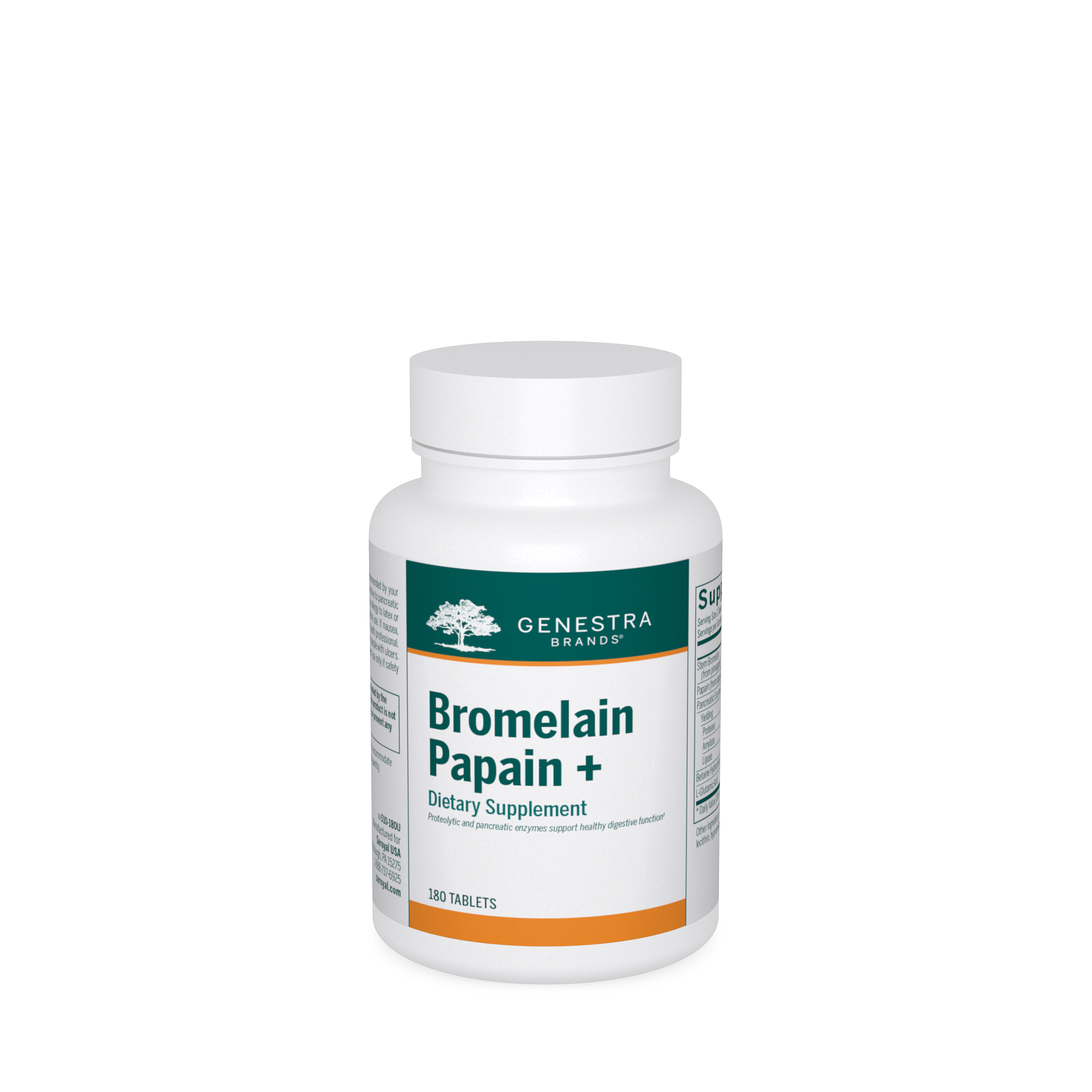Genestra - Bromelain Papain+ - 180 Tablets