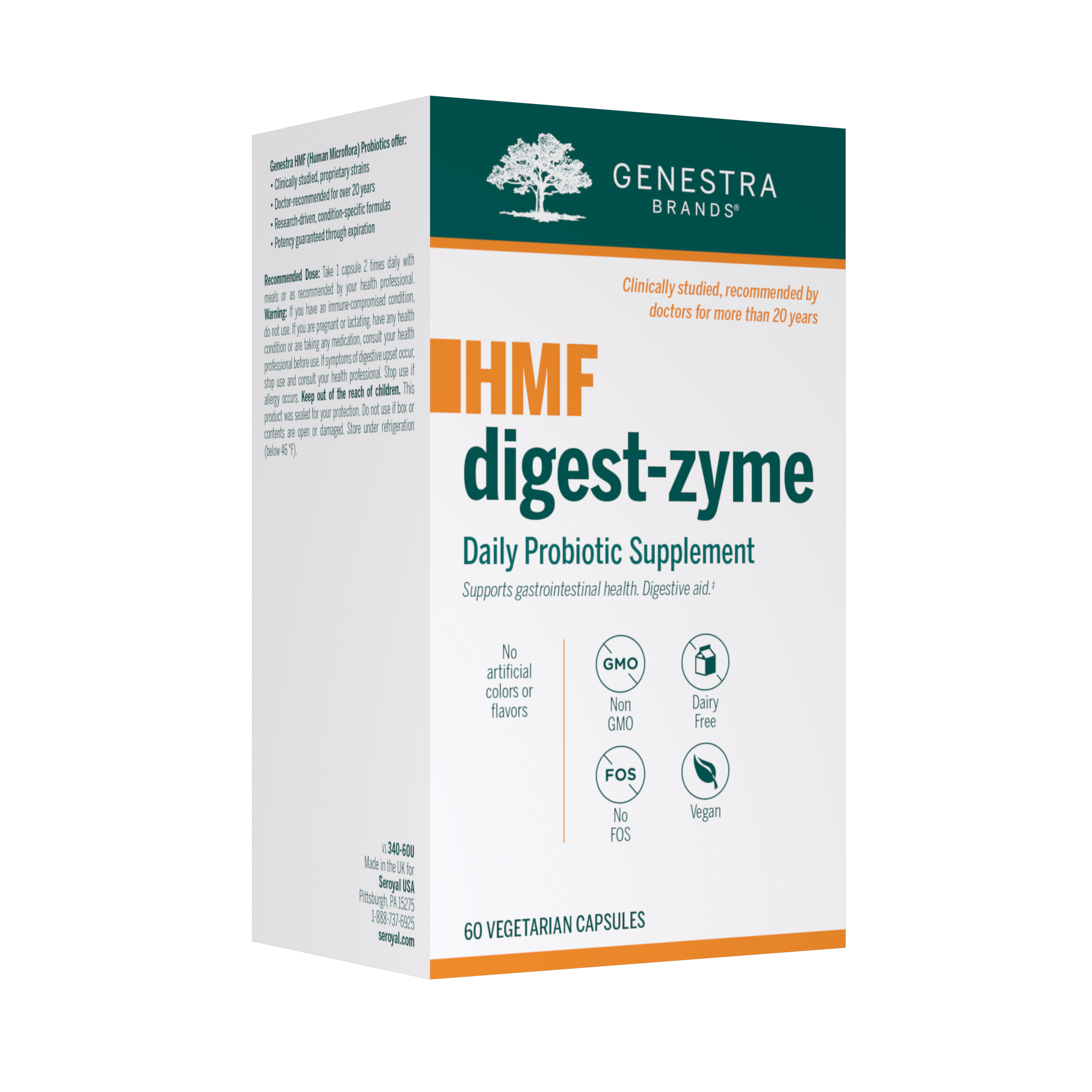 Genestra - HMF Digest-Zyme - 60 Vegetarian Capsules