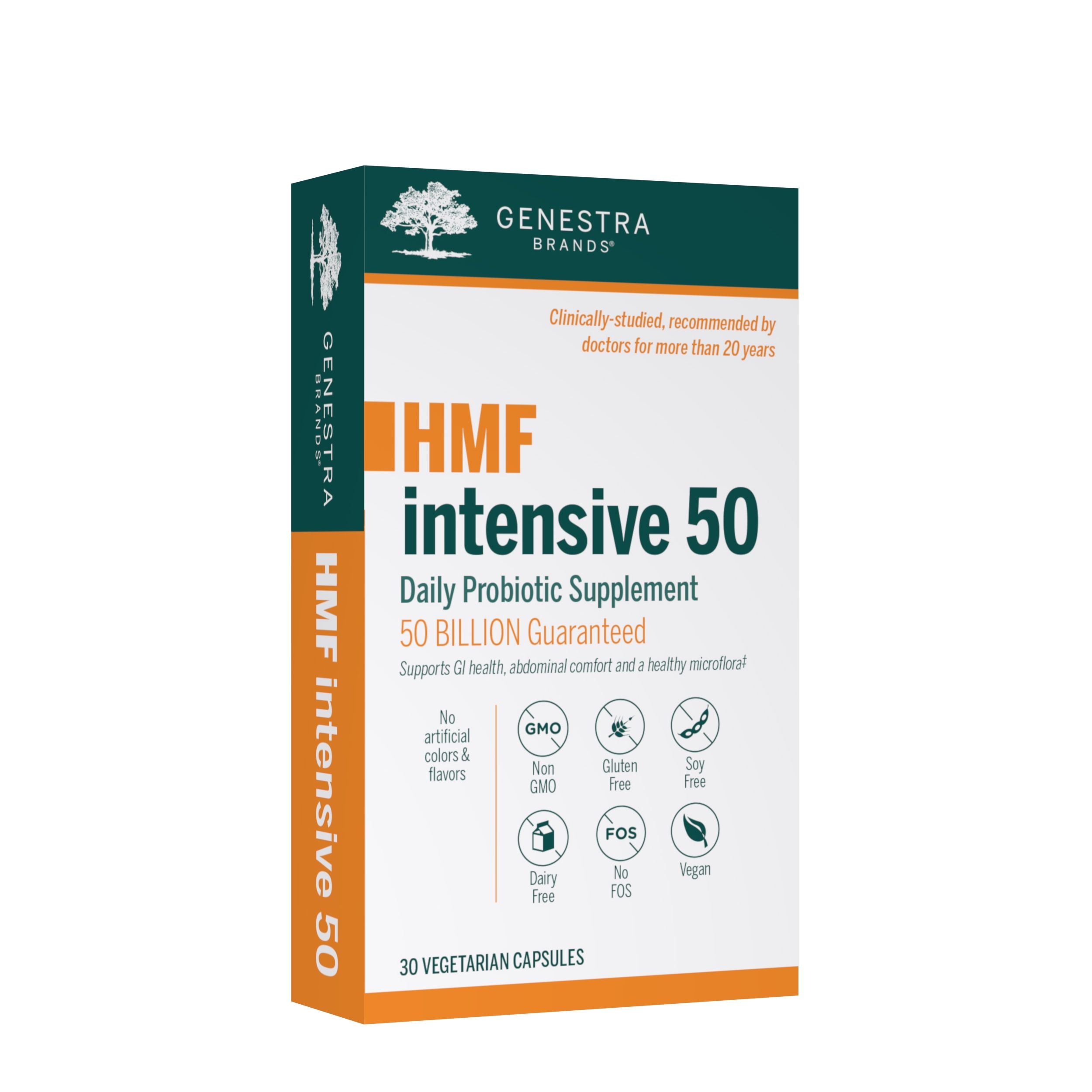 Genestra - HMF Intensive 50 - 30 Vegetarian Capsules