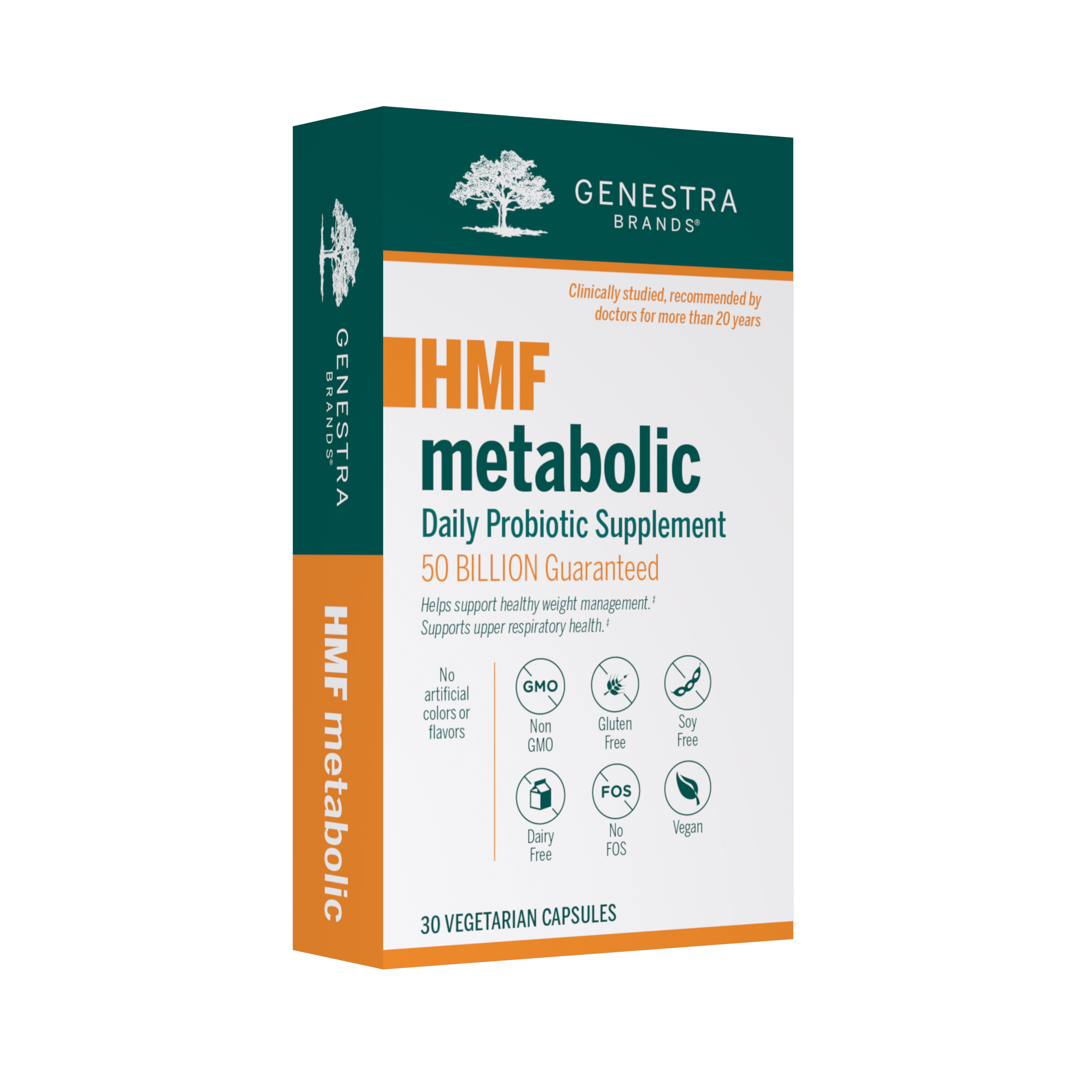 Genestra - HMF Metabolic - 50 Billion CFU - 30 Vegetarian Capsules