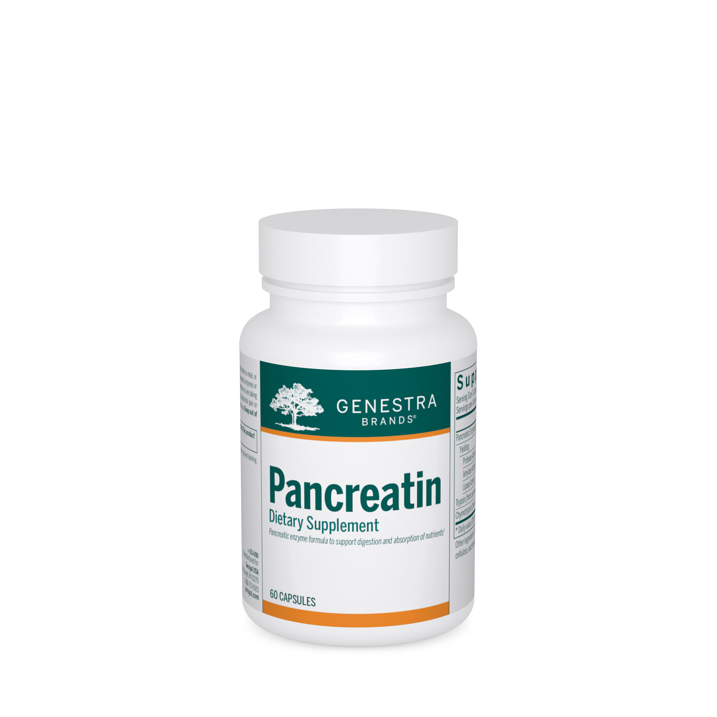 Genestra - Pancreatin - 60 Capsules