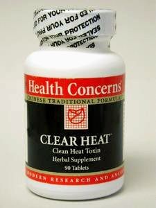 Health Concerns - Clear Heat - 90 Tablets
