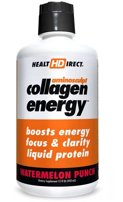 Health Direct - AminoSculpt Collagen Energy, Watermelon Punch - 30