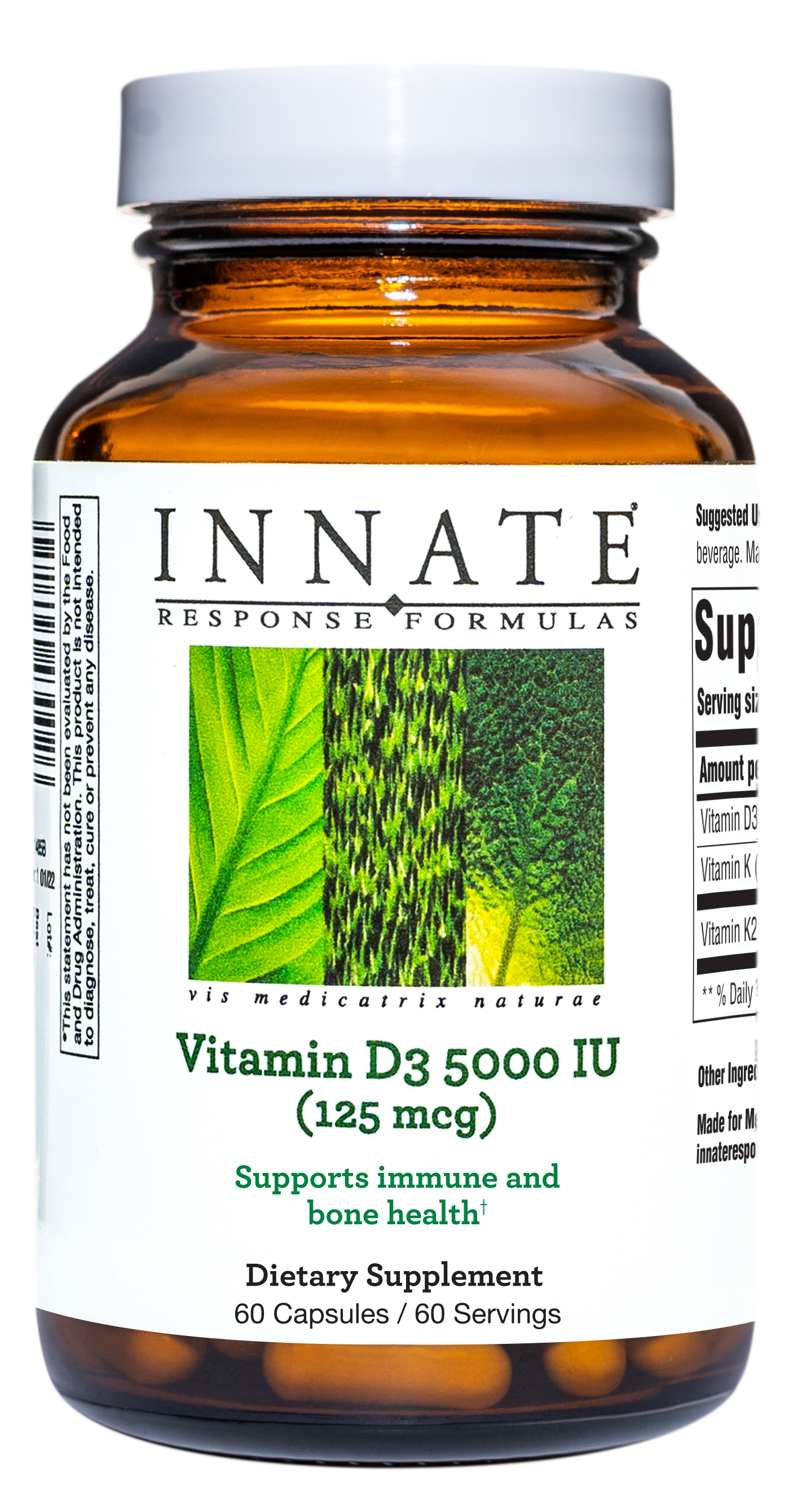 Innate Response Formulas - Vitamin D3 5000 IU - 60 Capsules