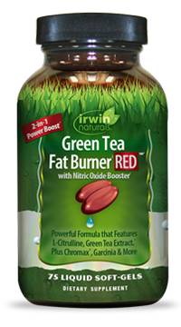 Irwin Naturals - Green Tea Fat Burner RED - 75 Liquid Soft-Gels