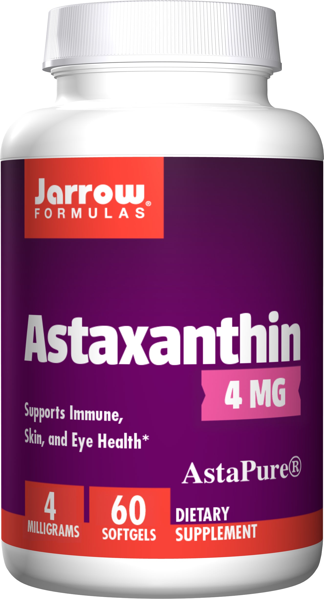 Jarrow Formulas - Astaxanthin 4 mg - 60 Softgels