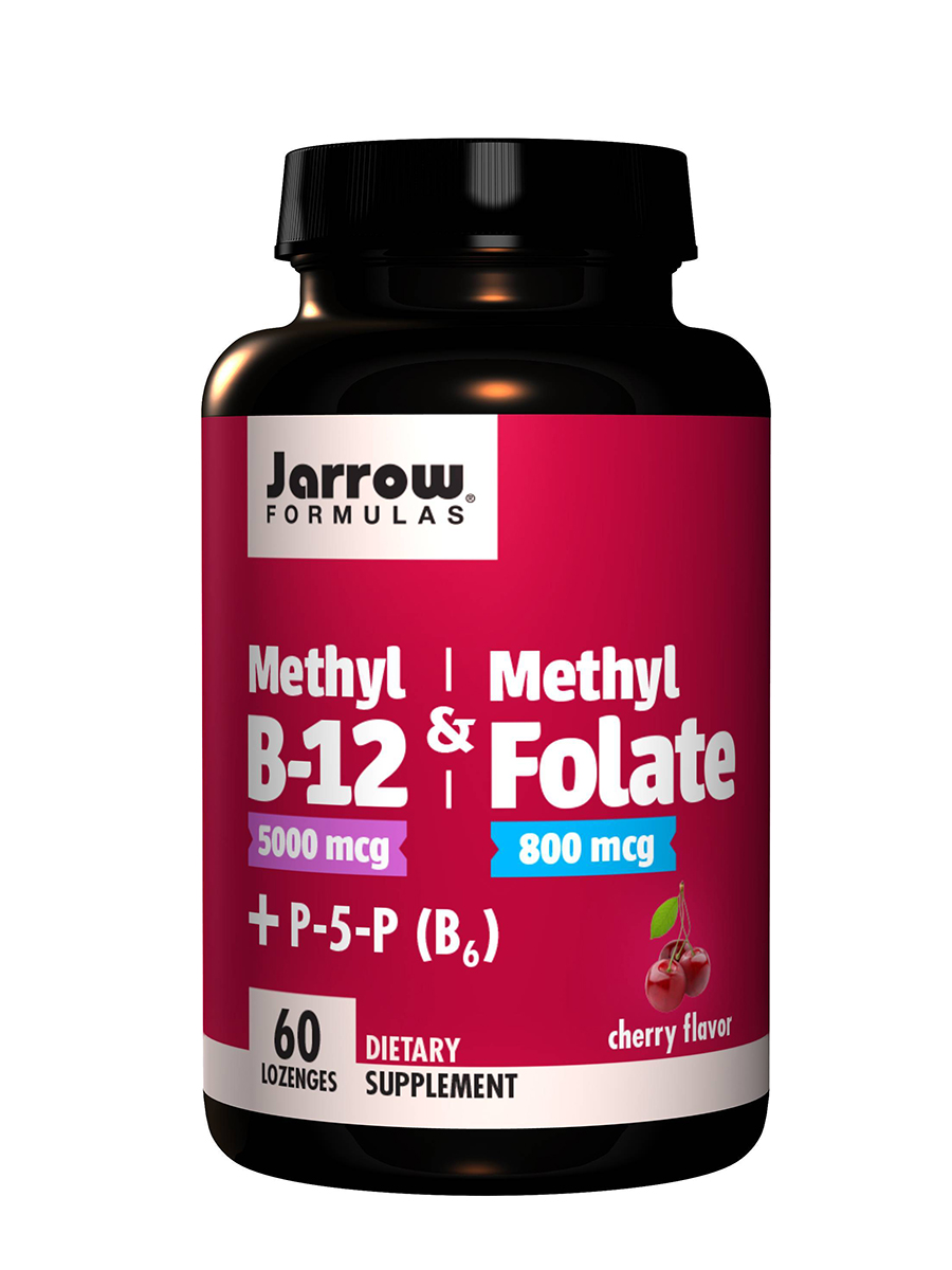 Jarrow Formulas - Methyl B-12 5000 mcg & Methyl Folate 800 mcg + P-5-P