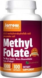 Jarrow Formulas - Methyl Folate 1000 mcg - 100 Capsules
