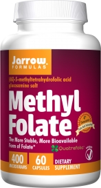 Jarrow Formulas - Methyl Folate - 60 Capsules