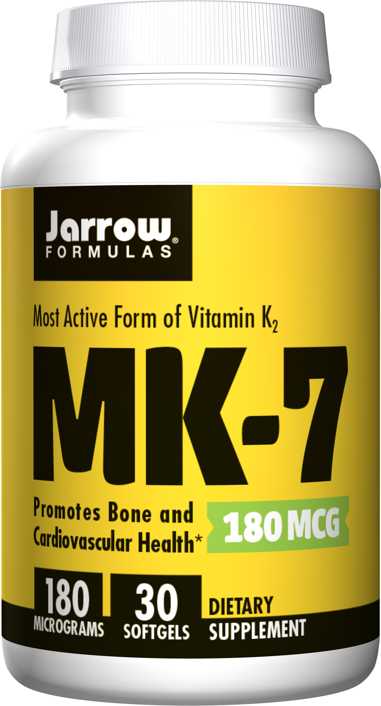 Jarrow Formulas - MK-7 (Vitamin K2) 180 mcg - 30 Softgels