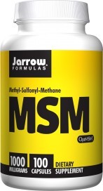Jarrow Formulas - MSM Sulfur 1000 mg - 100 Capsules