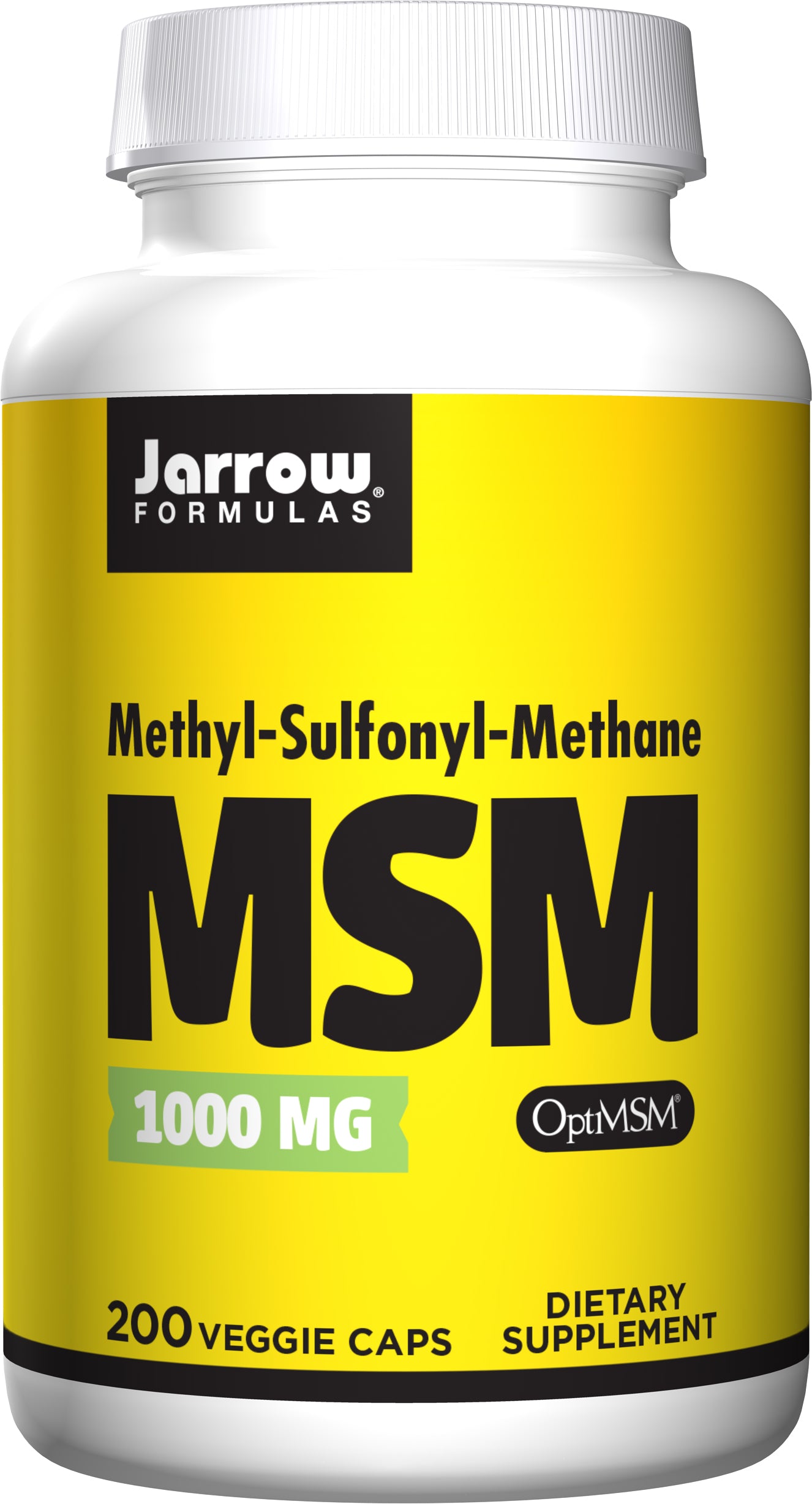 Jarrow Formulas - MSM Sulfur 1000 mg - 200 Veggie Capsules
