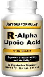 Jarrow Formulas - R-Alpha Lipoic Acid + Biotin - 60 Veggie Capsules
