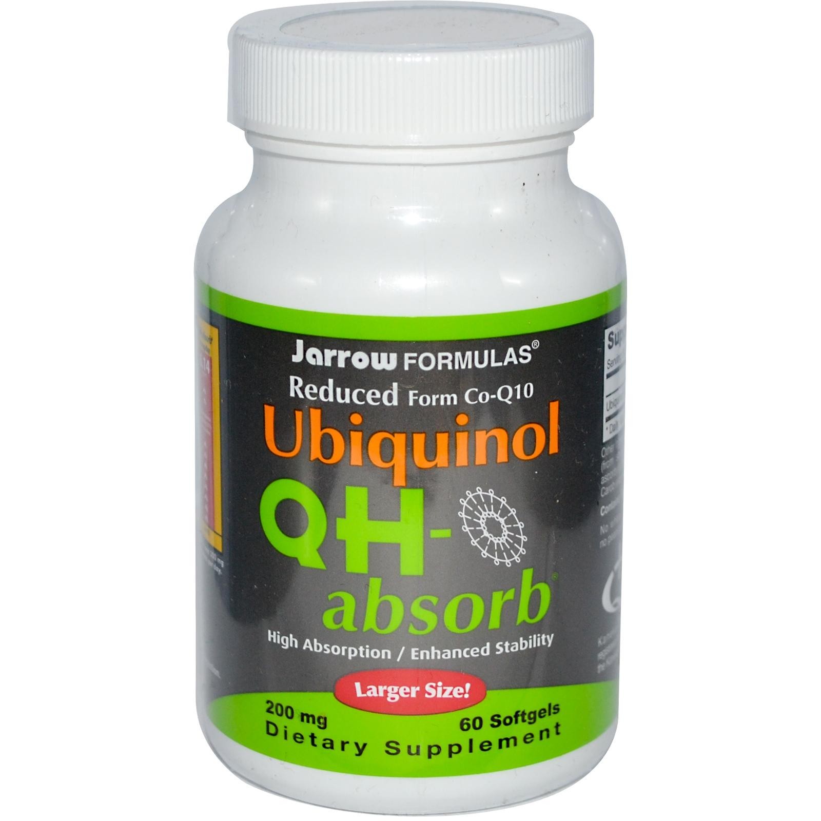 Jarrow Formulas - Ubiquinol QH-Absorb 200 mg - 60 Softgels