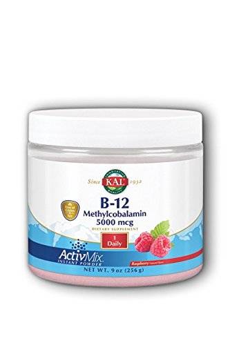 KAL - B-12 Methylcobalamin ActivMix 5000 mcg Instant Powder, Natural