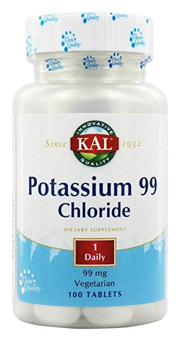 KAL - Potassium 99 Chloride - 100 Tablets