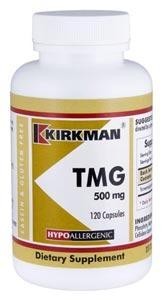 Kirkman - TMG 500 mg -Hypoallergenic - 120 Capsules