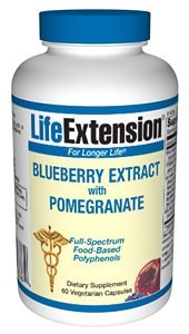 Life Extension - Blueberry Extract with Pomegranate - 60 Vegetarian