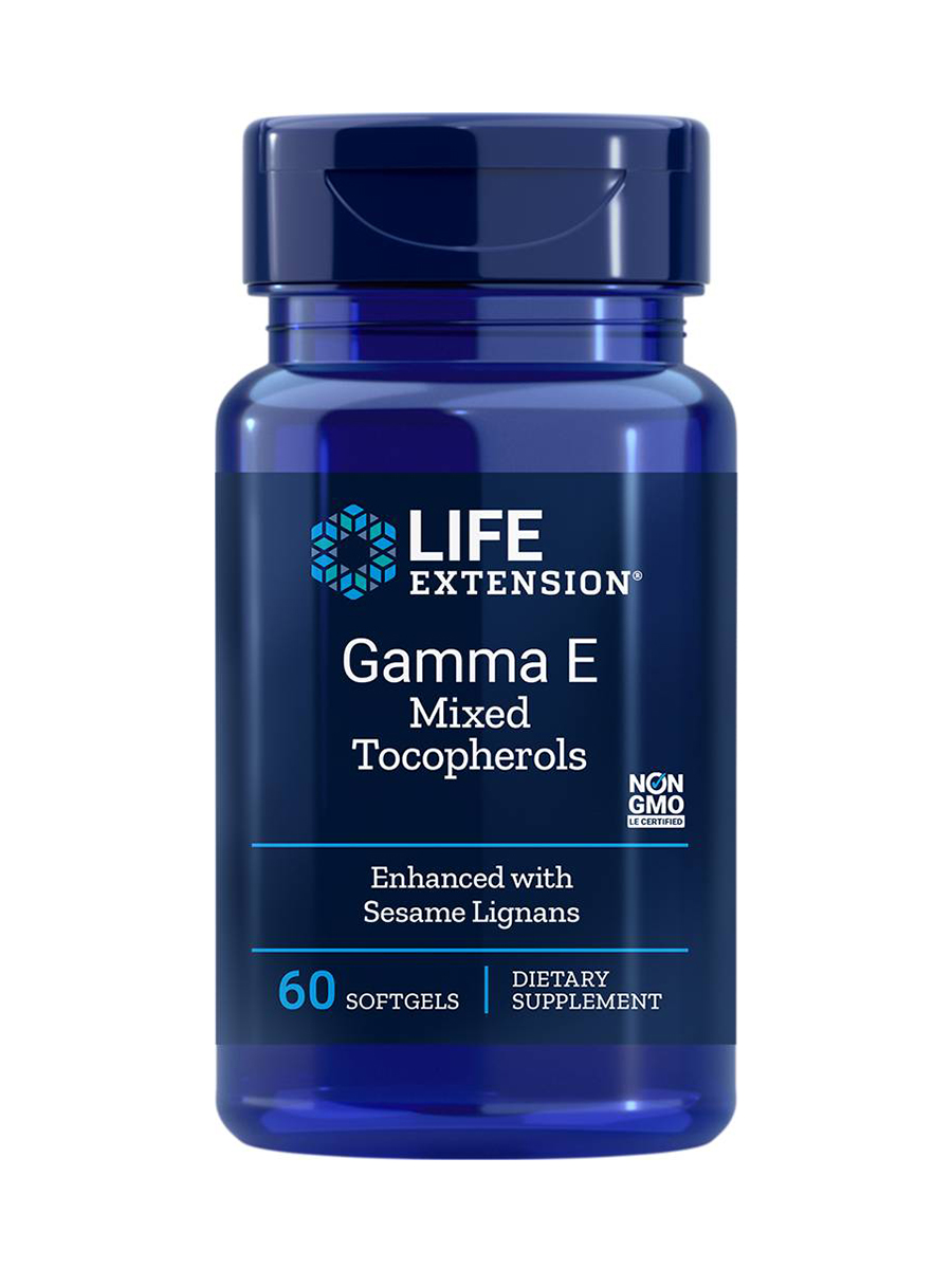 Life Extension - Gamma E Mixed Tocopherols - 60 Softgels