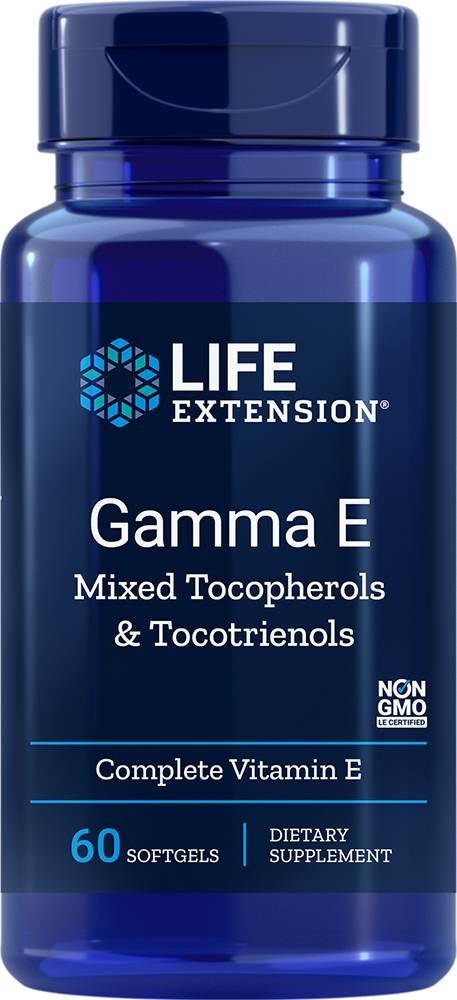 Life Extension - Gamma E Mixed Tocopherols and Tocotrienols - 60